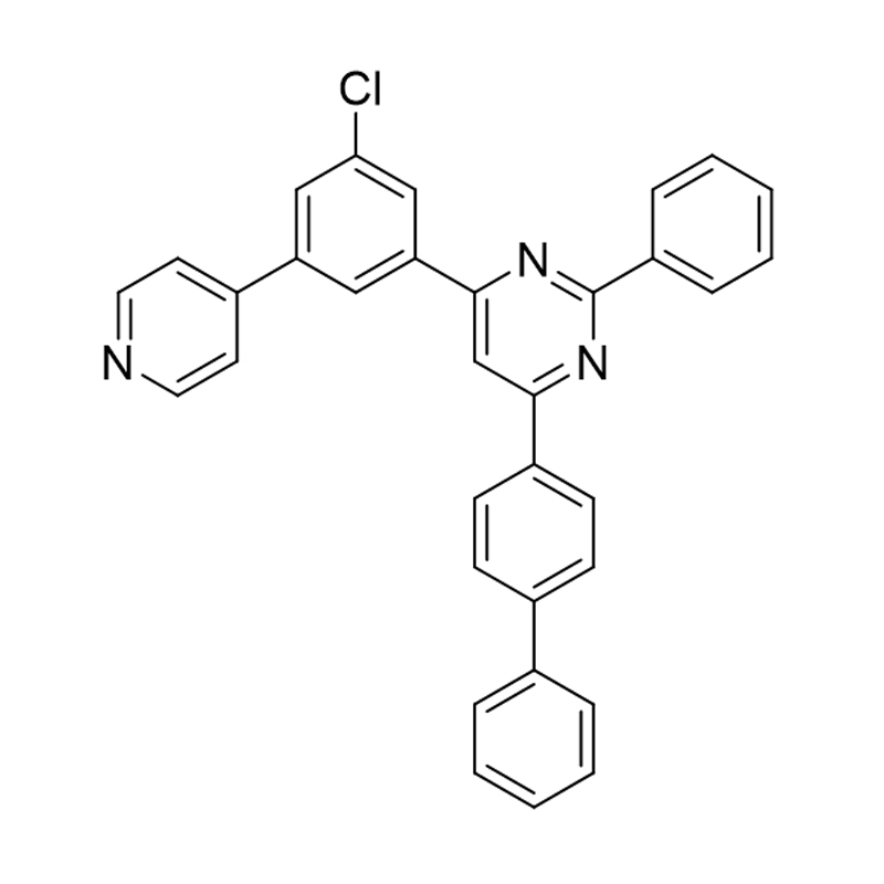 4-([1,1'-Biphenyl]-4-yl)-6-(3-chlor-5-(pyridin-4-yl)phenyl)-2-phenylpyrimidin
