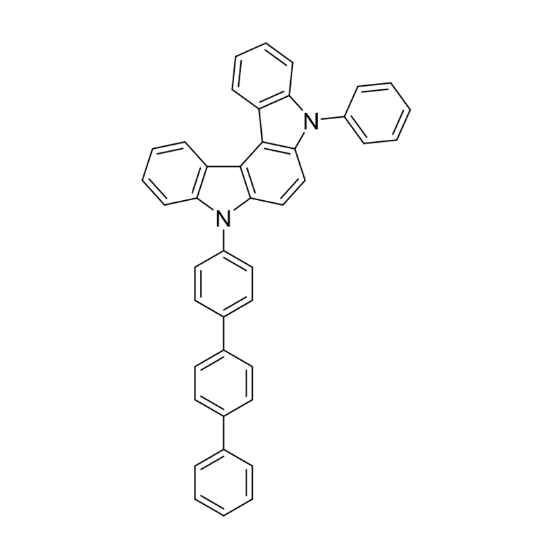 Indolo[2,3-c]carbazol, 5,8-Dihydro-5-phenyl-8-[1,1′:4′,1′′-terphenyl]-4-yl-