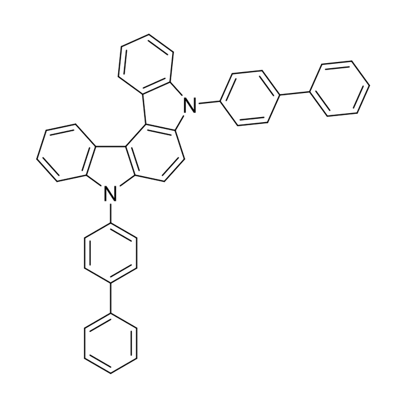 Indolo[2,3-c]carbazol, 5,8-Bis([1,1'-biphenyl]-4-yl)-5,8-dihydro-